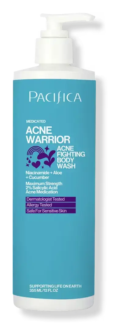 Pacifica Acne Warrior Fighting Body Wash With 2% Salicylic Acid