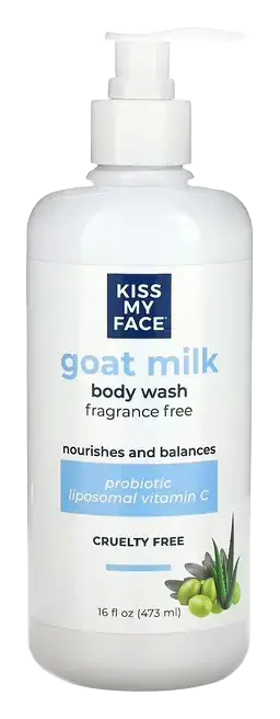 Kiss My Face Goat Milk Body Wash Fragrance Free