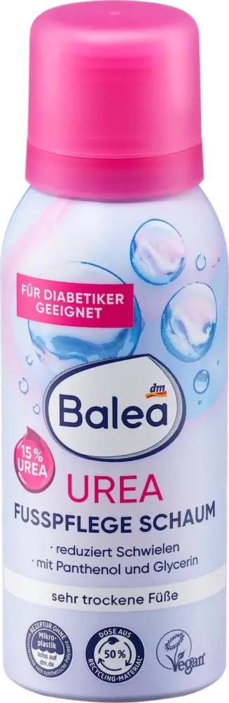 Balea Urea Fusspflege Schaum