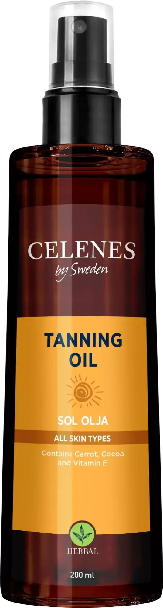 Celenes by Sweden Herbal Tanning Oil