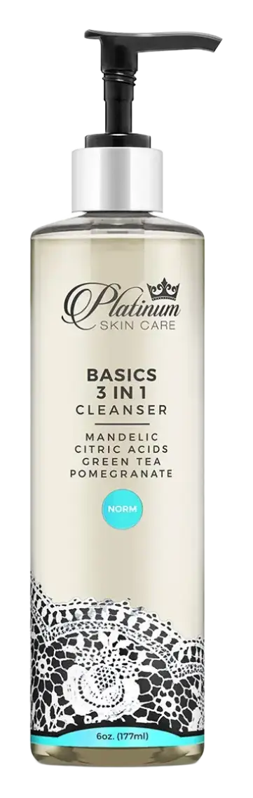 Platinum Skincare Basics 3 In 1 Cleanser