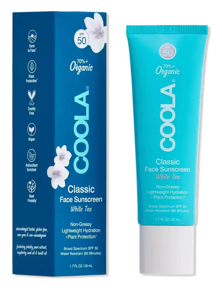 COOLA Classic Face Sunscreen SPF 50 White Tea