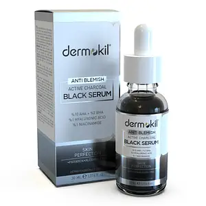 Dermokil Anti Blemish Active Charcoal Black Serum