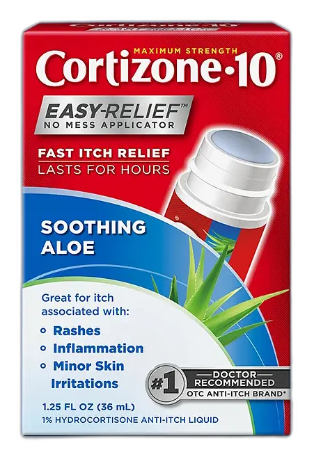 Cortizone-10 Maximum Strength 1% Hydrocortisone Itch Relief With Easy Relief Applicator