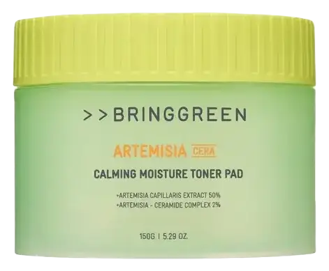 Bring Green Artemisia Cera Calming Moisture Toner Pad