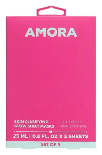 Five Below Amora Skin Clarifying Glow Sheet Mask