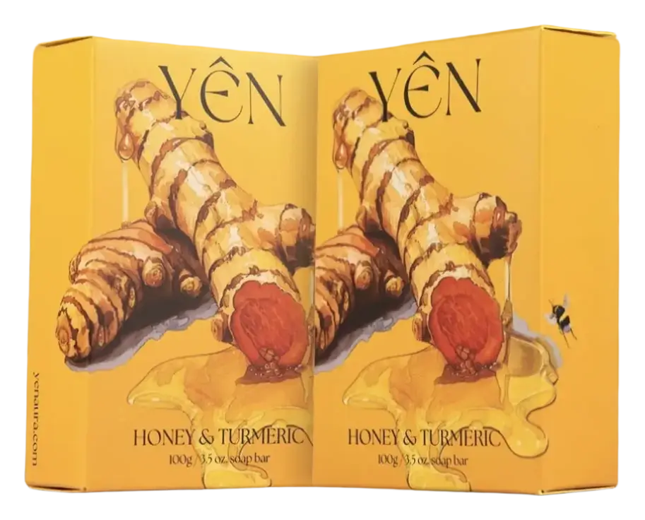 Yen Aura Skin Clearing Honey & Turmeric Bar