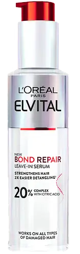 L'Oreal Elvital Bond Repair Leave-in Serum 20% Complex with Citric Acid