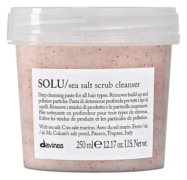 Davines Solu Sea Salt Scrub Cleanser