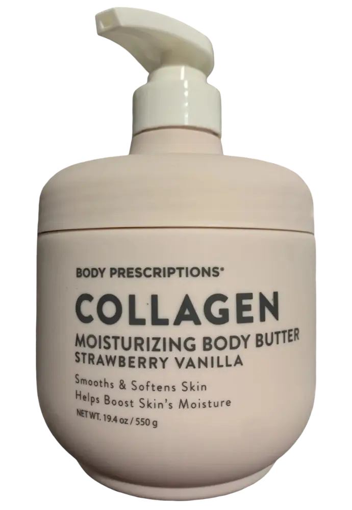 Body Prescriptions Collagen Moisturizing Body Butter Strawberry Vanilla