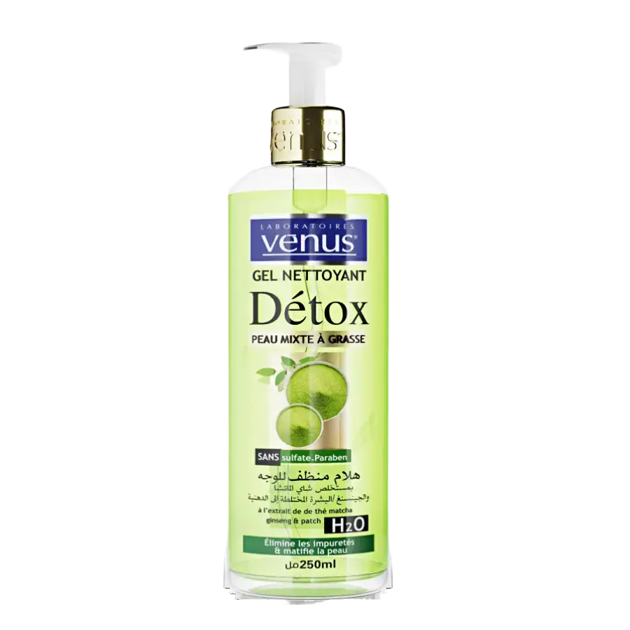 laboratoires venus Gel Nettoyant Detox Peau Mixte À Grasse