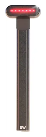 Solawave 4-In-1 Radiant Renewal Skincare Wand With Red Light Therapy Matte Black