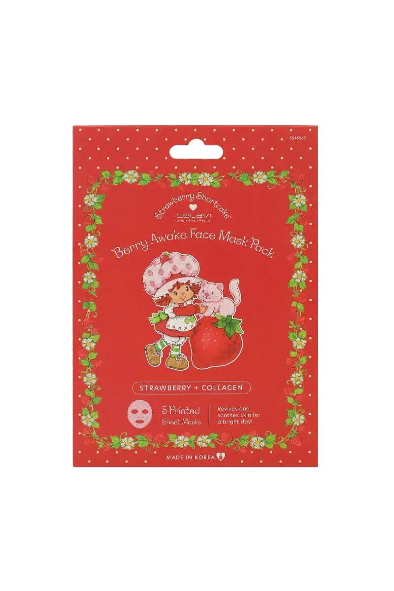 Celavi Celavi X Strawberry Shortcake Berry Awake Face Mask