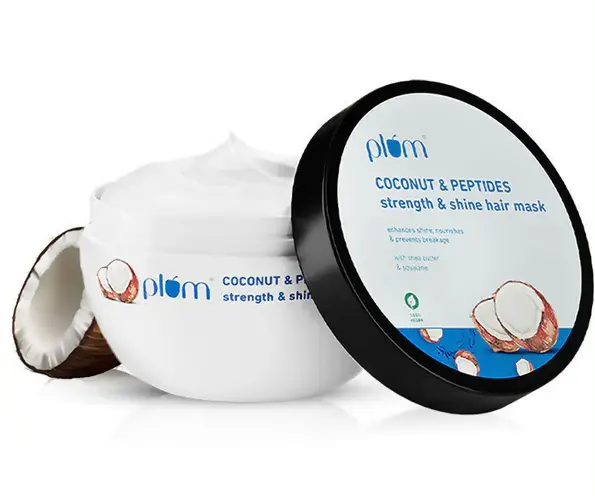 Plum Goodness Coconut & Peptides Strength & Shine Hair Mask
