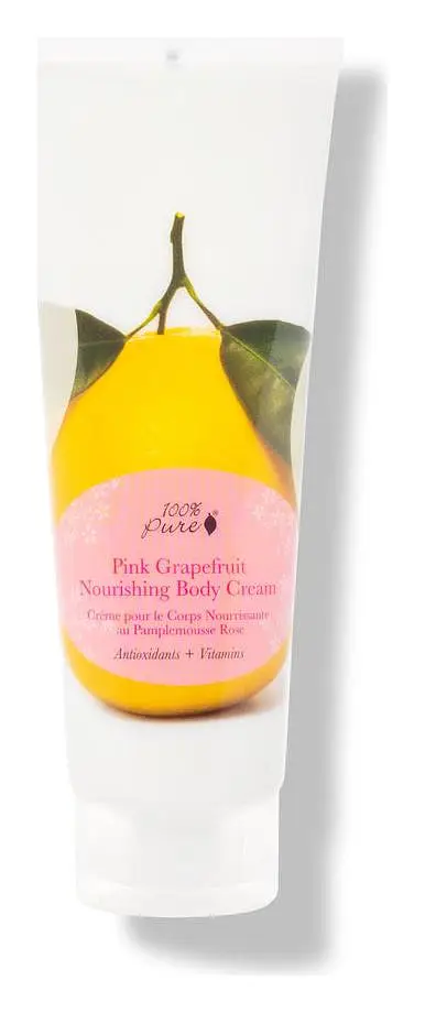 100% Pure Nourishing Body Cream Pink Grapefruit