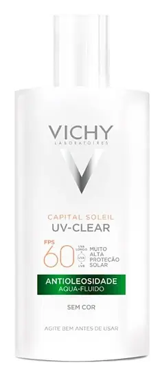 Vichy Capital Soleil UV-Clear SPF 60 Antioleosidade Clear