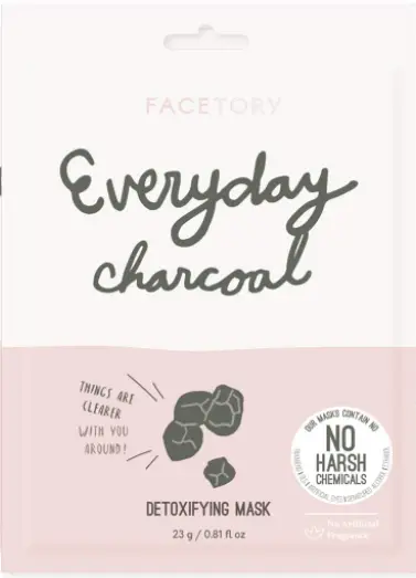 Facetory Everyday Sheet Mask Charcoal Detoxifying