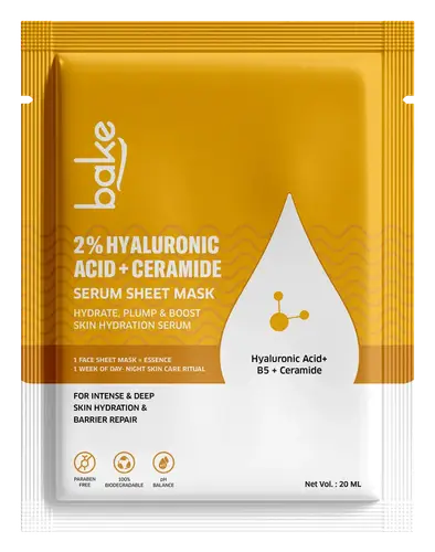 Bake Serum Sheet Mask 2% Hyaluronic Acid + Ceramide