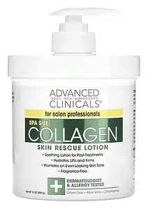 Advanced Clinicals Collagen Skin Rescue Lotion