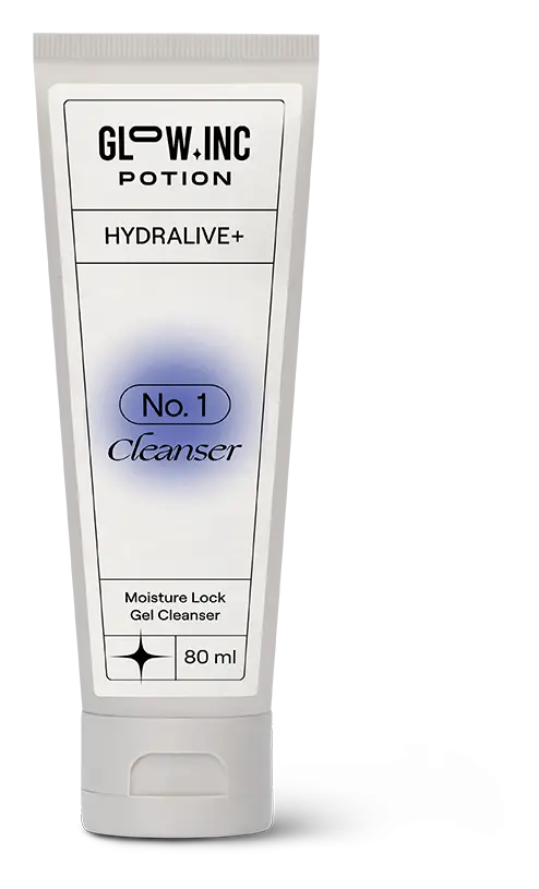 Glowinc Potion Hydralive+ Moisture Lock Gel Cleanser