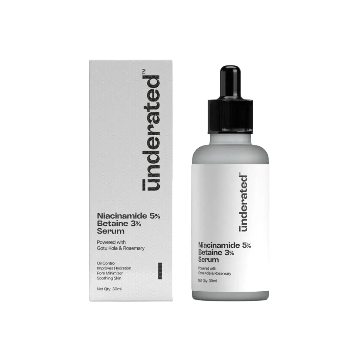 Underated Niacinamide 5% Betaine 3% Serum