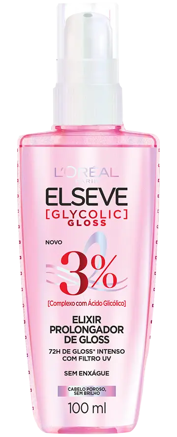L'Oreal Elseve Glycolic Gloss Elixir Prolongador De Gloss Brazil