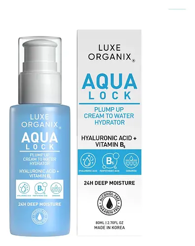 Luxe Organix Aqua lock Cream to Water
