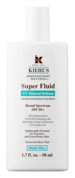 Kiehl's Super Fluid UV Mineral Defense Titanium Dioxide Sunscreen Broad Spectrum SPF 50+