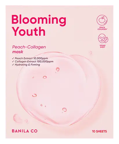 Banila Co Blooming Youth Peach Collagen Mask