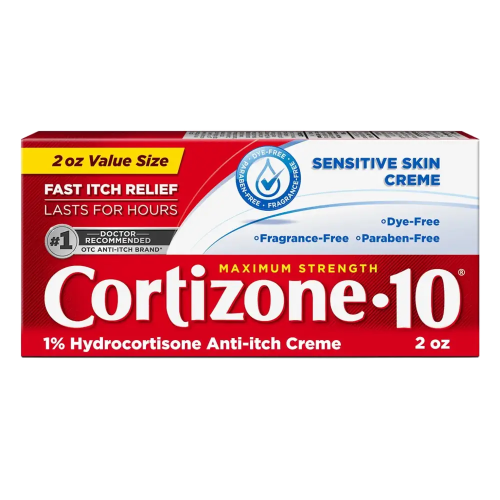 Cortizone-10 Maximum Strength 1% Hydrocortisone Itch Sensitive Skin Creme