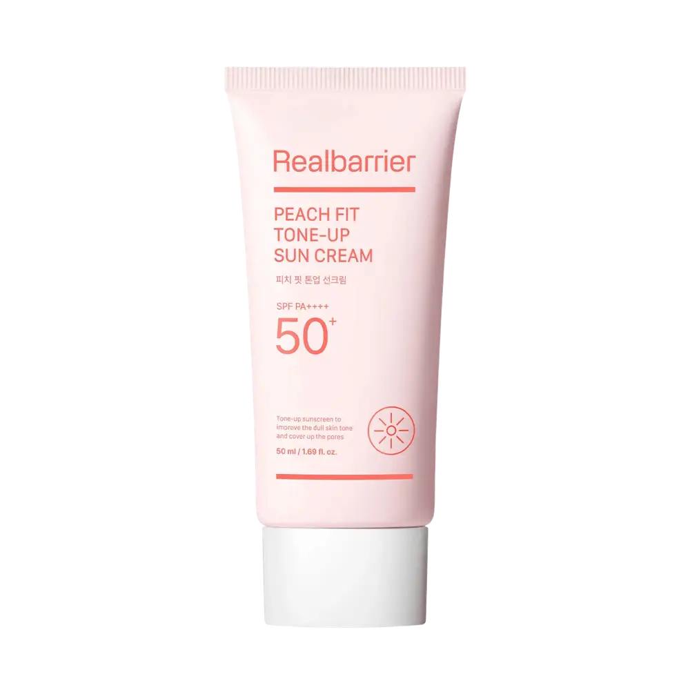Real Barrier Peach Fit Tone-Up Sun Cream SPF 50+ PA++++