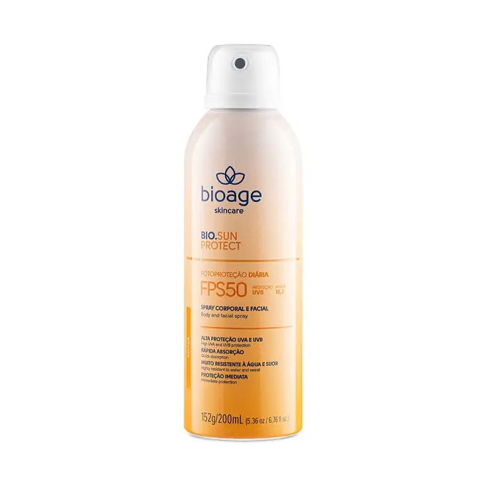 Bioage Skincare Bio.Sun Protect FPS50 Body And Facial Spray