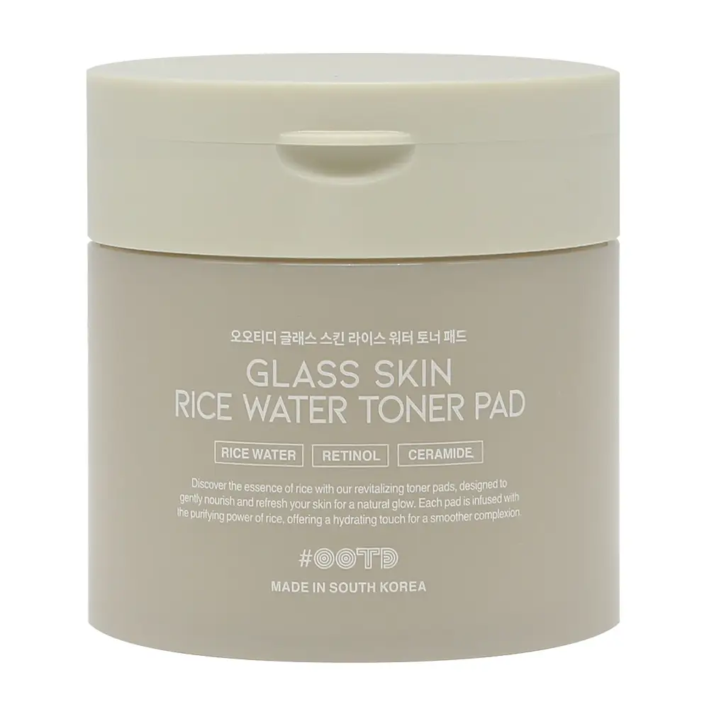 #OOTD (oxygen of the day) Glass Skin Rice Water Toner Pad