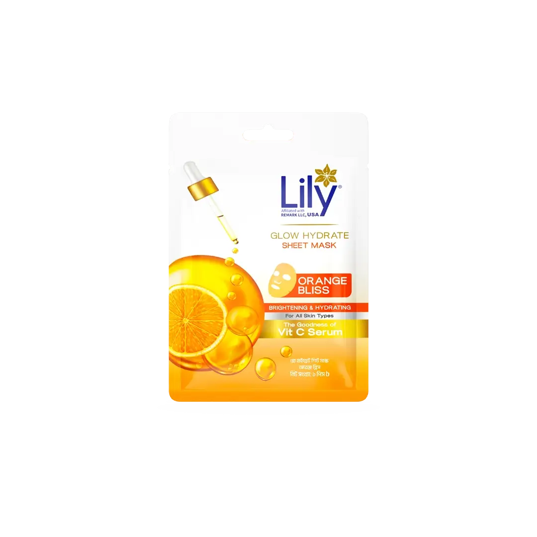 Lily Glow Hydrate Sheet Mask Orange Bliss