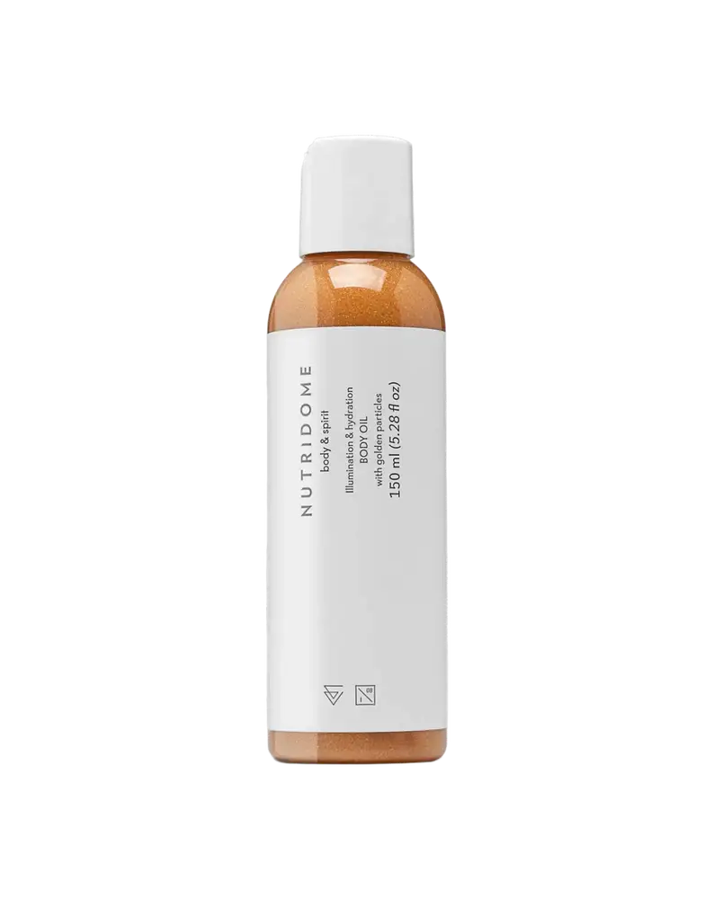 Nutridome Illuminating & Hydration Body Oil With Golden Particles