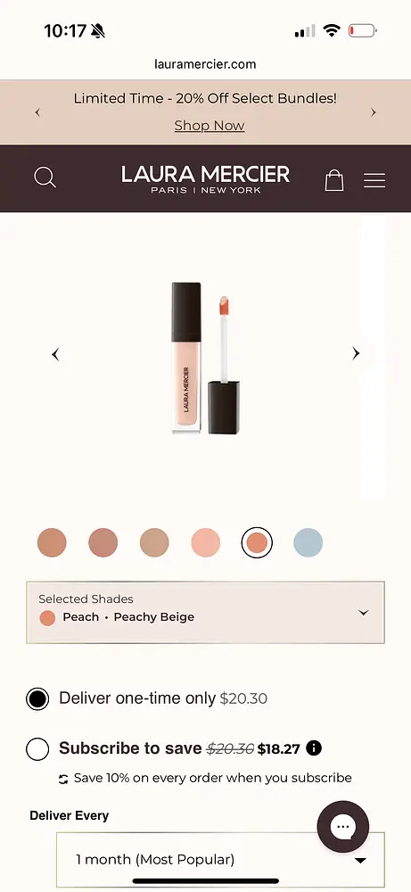 Laura Mercier Eye Basics Primer Peach