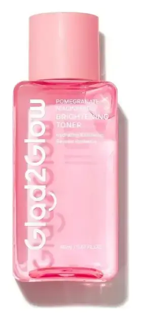 Glad2Glow Pomegranate Niacinamide Brightening Toner