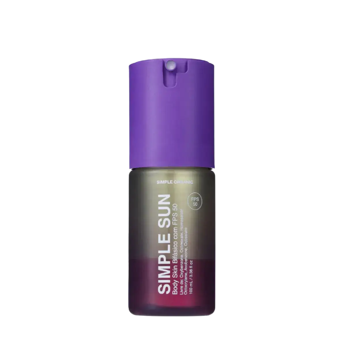 Simple Organic Simple Sun Body Skin Bifásico FPS 50