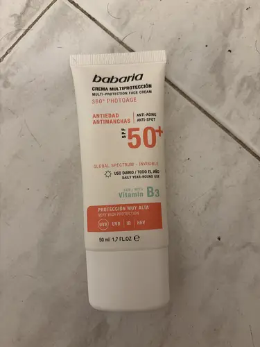 Babaria Multi protection face cream SPF50+