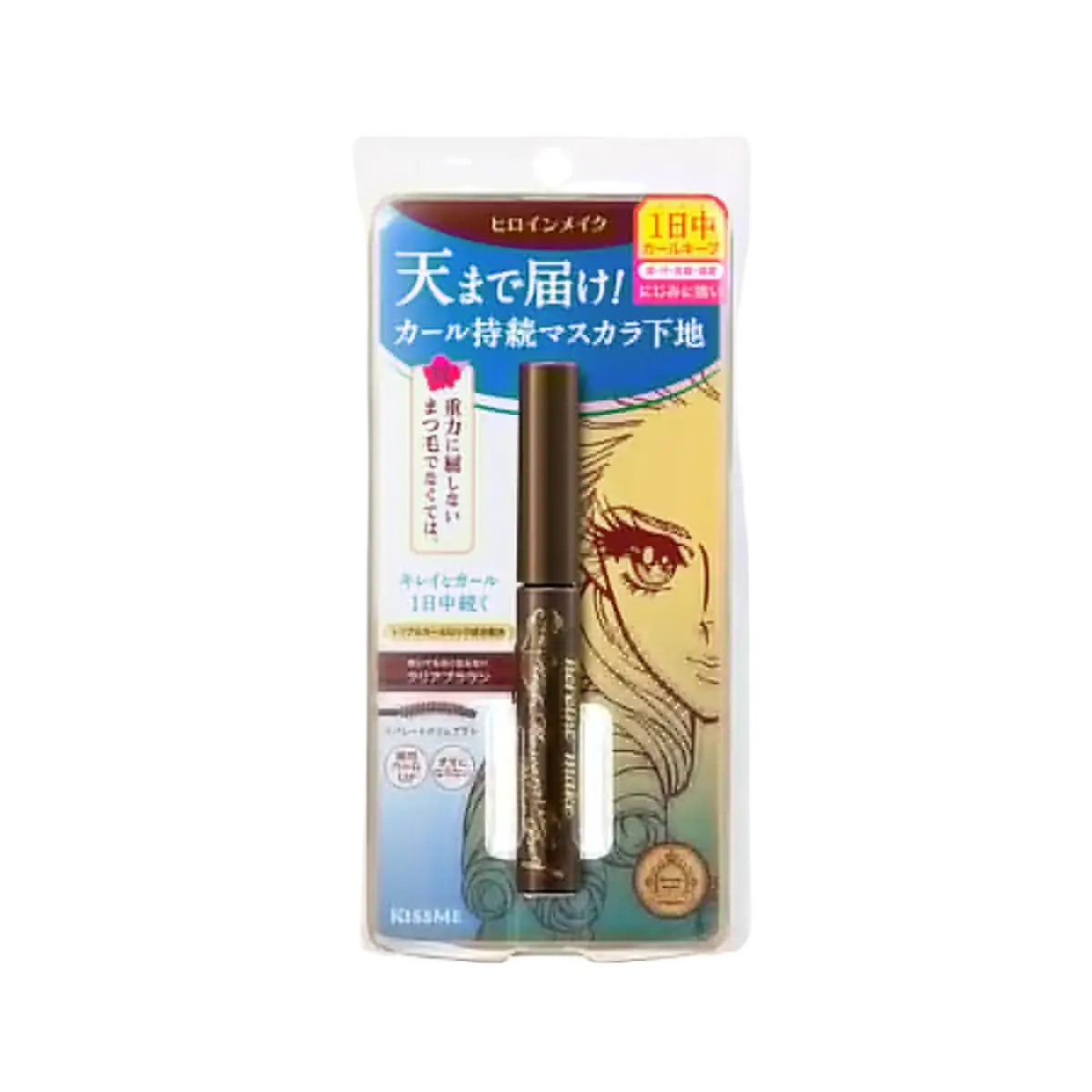 ISEHAN Heroine Make Curl Keep Mascara Base Waterproof Clear Brown