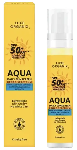 Luxe Organix Aqua Daily Sunscreen SPF 50+ PA+++