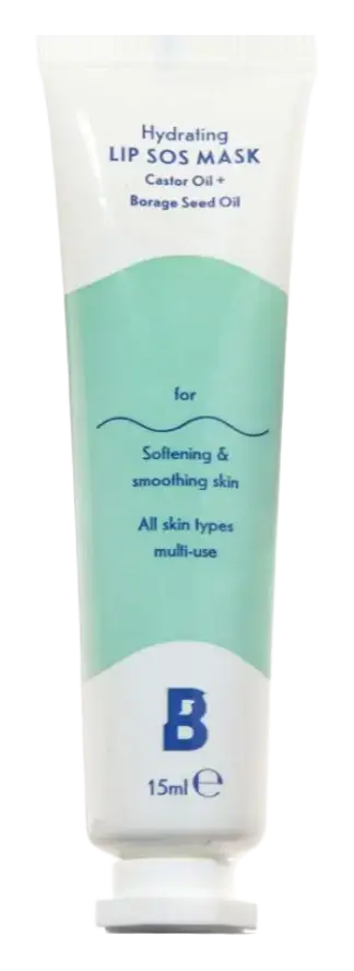 Beauty Bay Hydrating Lip SOS Mask with Castor Oil and Borage Seed Oil