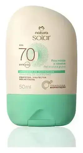 Natura Protector Solar Facial Pele Mista A Oleosa FPS 70