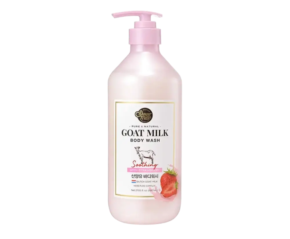 SHOWERMATE Goat Milk Body Wash Strawberry