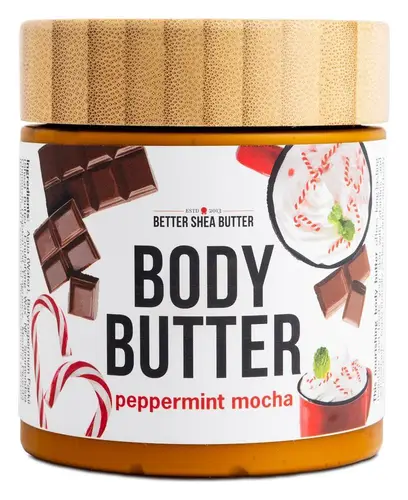 Better Shea Butter Body Butter Peppermint Mocha