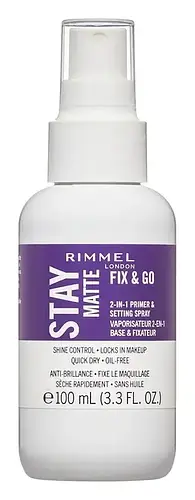 Rimmel London Stay Matte Fix & Go 2-In-1 Primer & Setting Spray