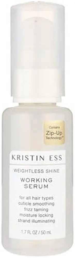 Kristin Ess Hair Weightless Shine Working Serum for Frizz Taming + Hair Smoothing