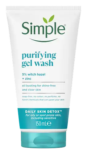 Simple Skincare Daily Skin Detox Purifying Face Wash UK