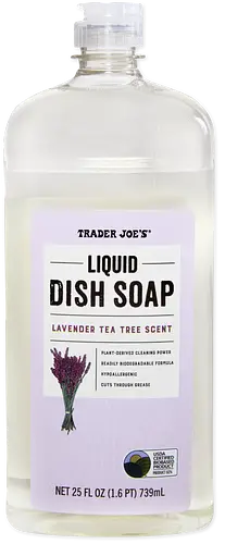 Trader Joe's Liquid Dish Soap Lavender Tea Tree Scent