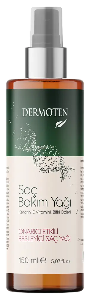 Dermoten Hair Care Oil Keratin And Vitamin E